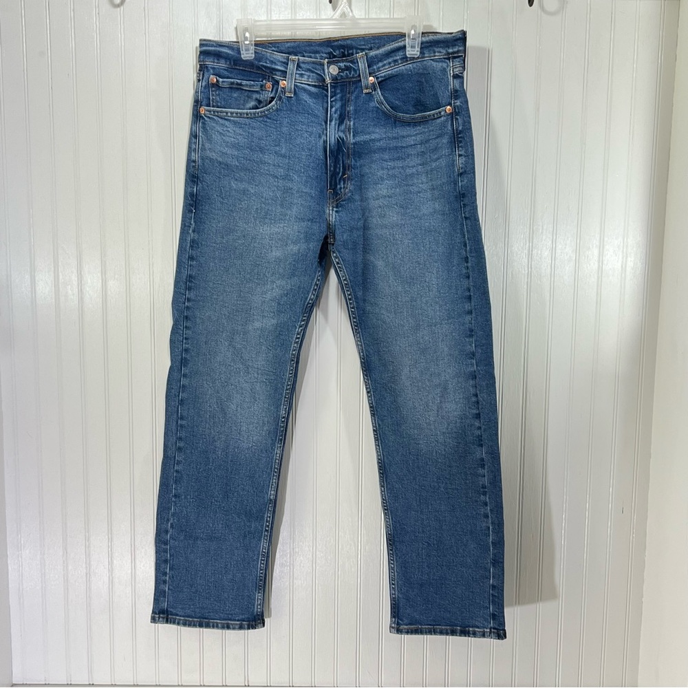 Levi’s 505 Straight Leg Jeans 34x30 Dark Wash Classic Fit Men